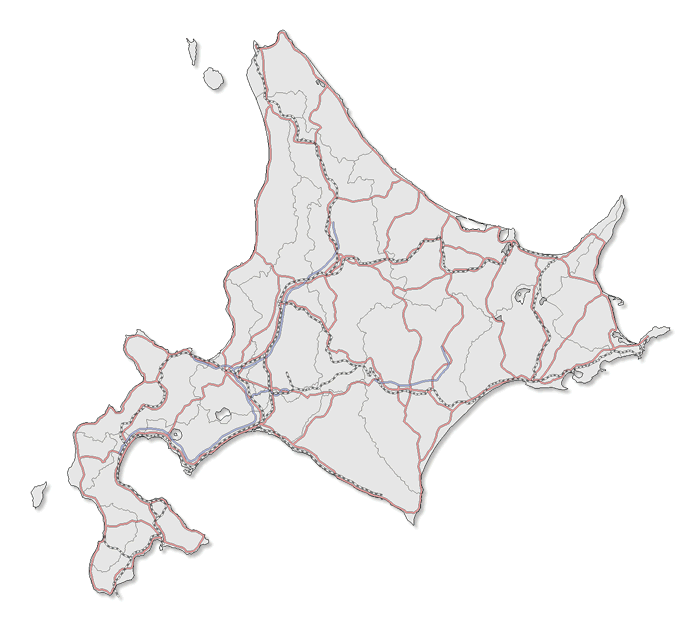 地勢社 [CHISEISHA]／北海道 道路地図（ロードマップ北海道）