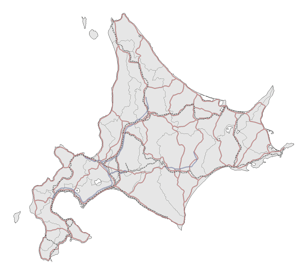 道路 地図 北海道