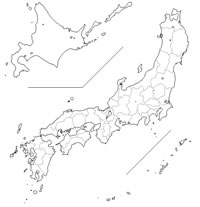 Craftmap 日本の白地図